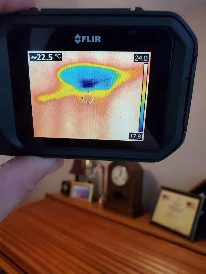 Thermal imaging inspection for water damage in Pitman